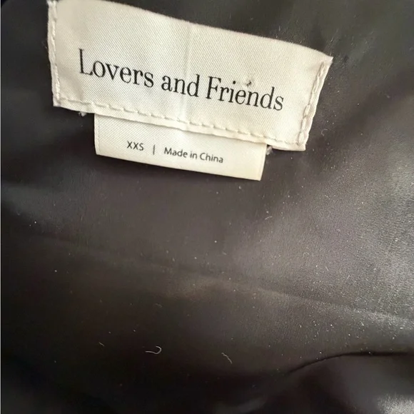 Lovers and Friends Metallic Puffer Jacket Sz XXS - Picture 13 of 14